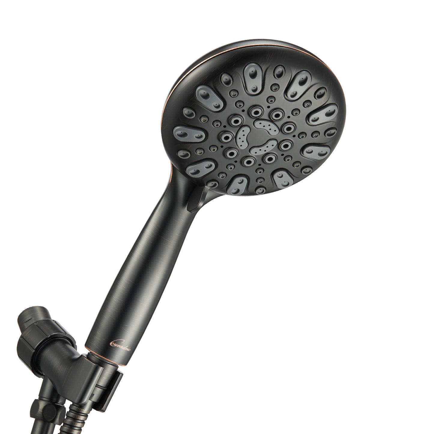 Couradric Shower and Tub Faucet Set - with Tub Spout (Valve Included), Black Shower Head and Handle Set with Handheld,Matte Black