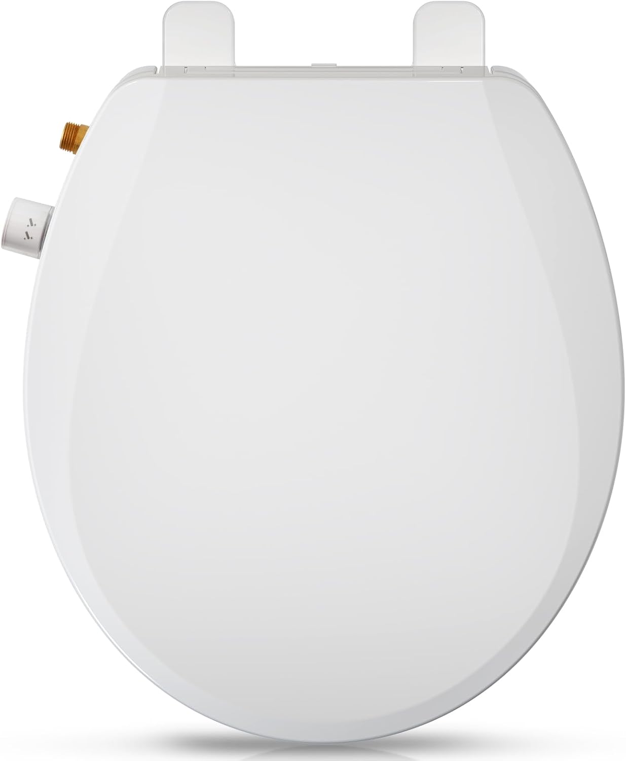 Couradric White Elongated Bidet Toilet Seat
