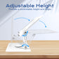 Couradric Aluminum Laptop Stand – 360° Rotating, Ergonomic Foldable, for 11-17.3",White