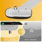 Couradric Bidet Attachment: Dual Nozzle , Hidden Nozzle, Adjustable Water Pressure- White