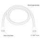 Couradric Shower Hose,  Stainless Steel Showerhead Hose with G1/2 Universal Brass Connector,