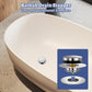 Couradric Universal Pop Up Bathtub Drain Stopper and Cover, Tip Toe Bath Drain Plug, Replaces Lift and Turn, Tip-Toe and Trip Lever Drains for Tub, Easy to Install and Clean, Solid Brass Metal