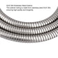 Couradric Shower Hose,  Stainless Steel Showerhead Hose with G1/2 Universal Brass Connector,