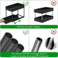 Couradric Under Sink Organizer - 2-Tier Slide-Out,Rust-Resistant Steel Bathroom & Kitchen Cabinet Organizer, Space Saving Storage Solution