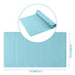 Bathtub Mat Non Slip - Natural Rubber Bath Tub Shower Safety Mat - 16 x 28 Inch Shower Mats with Suction Cups - Delicate Diamond Pattern - Softer - BPA Free - Machine Washable - Elegant Blue