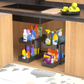 Couradric Under Sink Organizer - 2-Tier Slide-Out,Rust-Resistant Steel Bathroom & Kitchen Cabinet Organizer, Space Saving Storage Solution