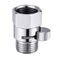 Couradric Shower Head Shut Off Valve with Handle Lever, Brass Water Flow Control Valve with G1/2 Universal Size for Shower Arm and Hose, CRC-FC001