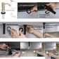 Couradric Soap Dispenser for Kitchen Sink and Tube Kit, 39" Tube Connects Directly to Soap Bottle, No More Refills (Brushed Nickel No Bottle)