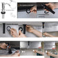 Couradric Soap Dispenser for Kitchen Sink and Tube Kit, 39" Tube Connects Directly to Soap Bottle, No More Refills (Brushed Nickel No Bottle)