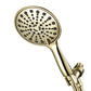 Couradric Handheld Shower Head, 6" Brushed Nickel Face 6 Spray Setting Shower Head with High Pressure, Brass Swivel Ball Mount and Extra Long Flexible Stainless Steel Hose 4.7 out of 5 stars    1,750 ratings