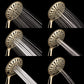 Couradric Handheld Shower Head, 6" Brushed Nickel Face 6 Spray Setting Shower Head with High Pressure, Brass Swivel Ball Mount and Extra Long Flexible Stainless Steel Hose 4.7 out of 5 stars    1,750 ratings