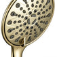 Couradric Handheld Shower Head, 6" Brushed Nickel Face 6 Spray Setting Shower Head with High Pressure, Brass Swivel Ball Mount and Extra Long Flexible Stainless Steel Hose 4.7 out of 5 stars    1,750 ratings