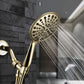 Couradric Handheld Shower Head, 6" Brushed Nickel Face 6 Spray Setting Shower Head with High Pressure, Brass Swivel Ball Mount and Extra Long Flexible Stainless Steel Hose 4.7 out of 5 stars    1,750 ratings